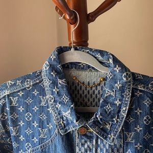 Louis Vuitton Monogram Nigo Japan damier denim jacket